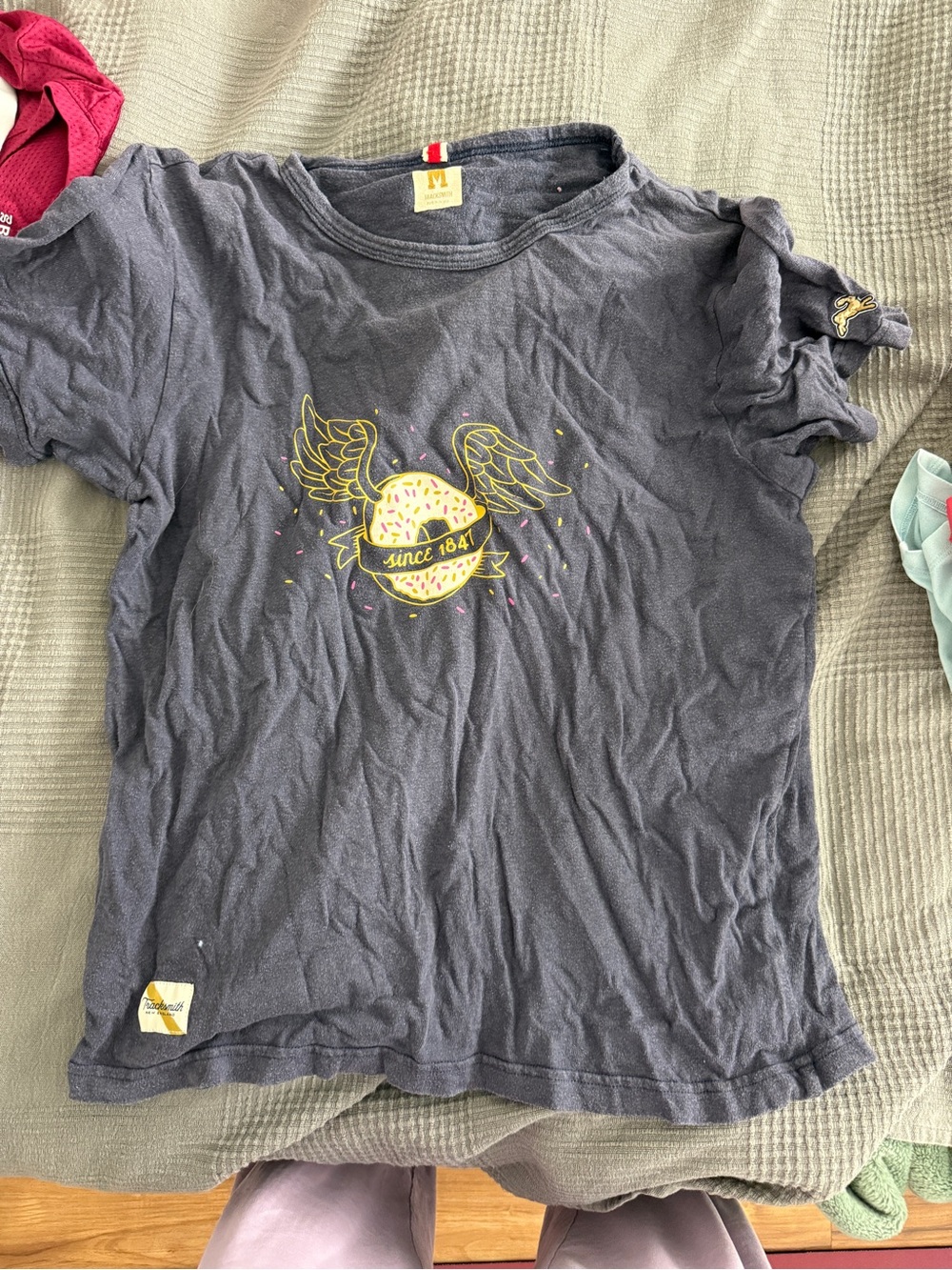 Tracksmith limited edition donut tee